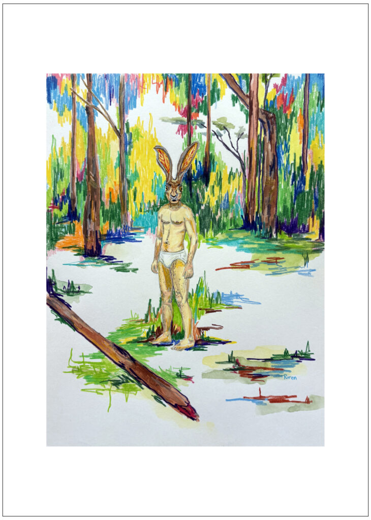 Reproduction Lapin - A4